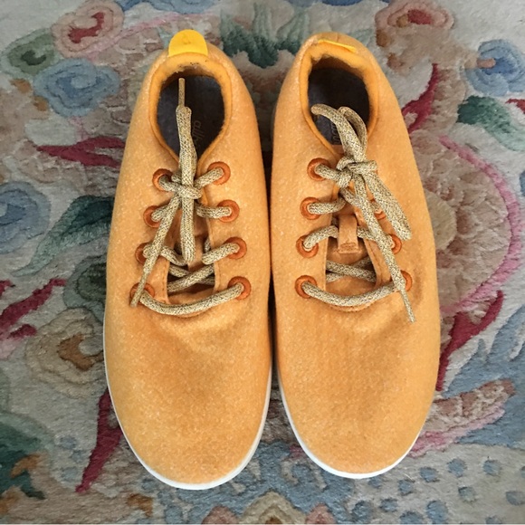 Allbirds Wool Runner Shoes Sol Bright Yellow Orange Color LIMITED EDITION Sz 9 - Picture 11 of 11